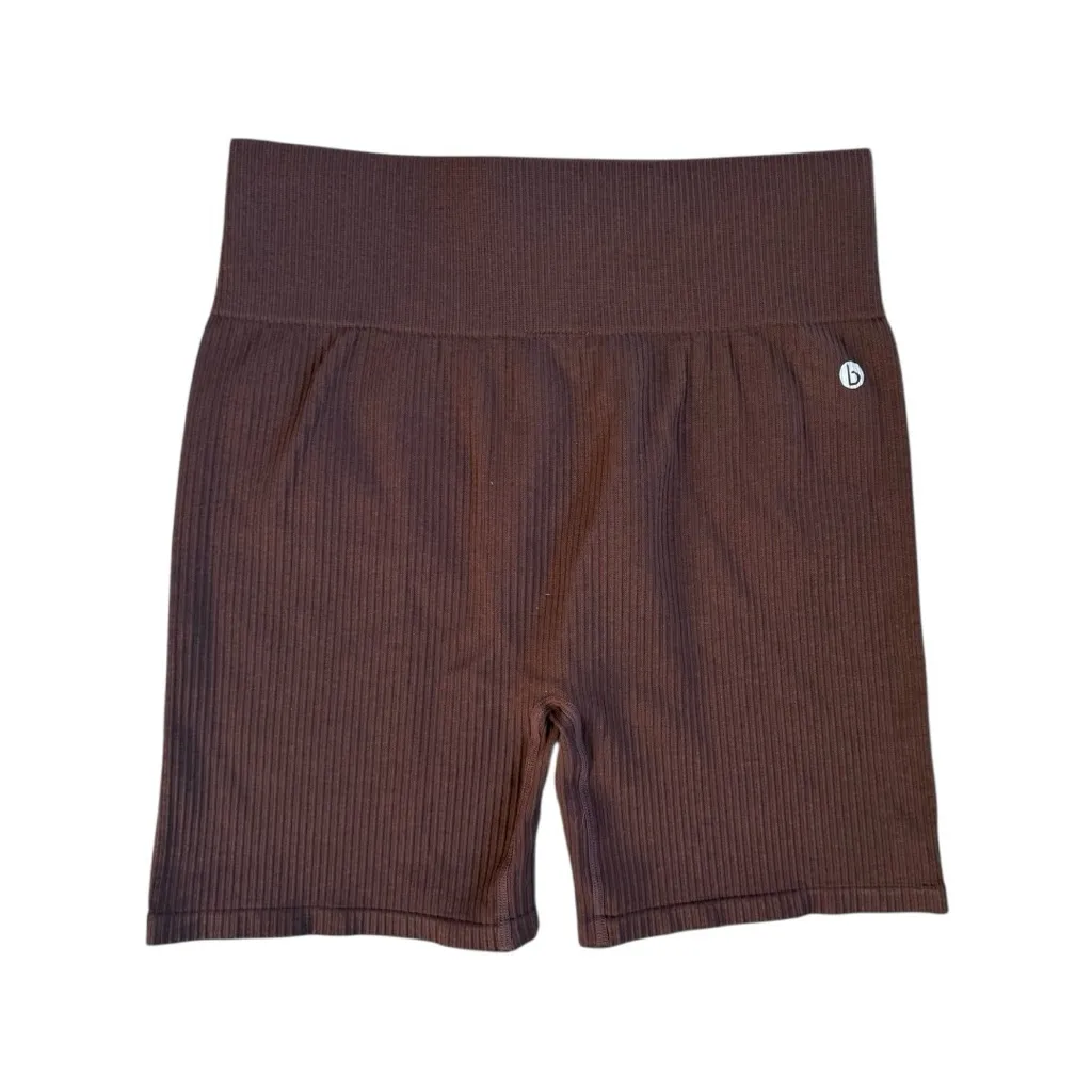 Cotton On Body Brown Ribbed Bike Short Size XL - Image 4