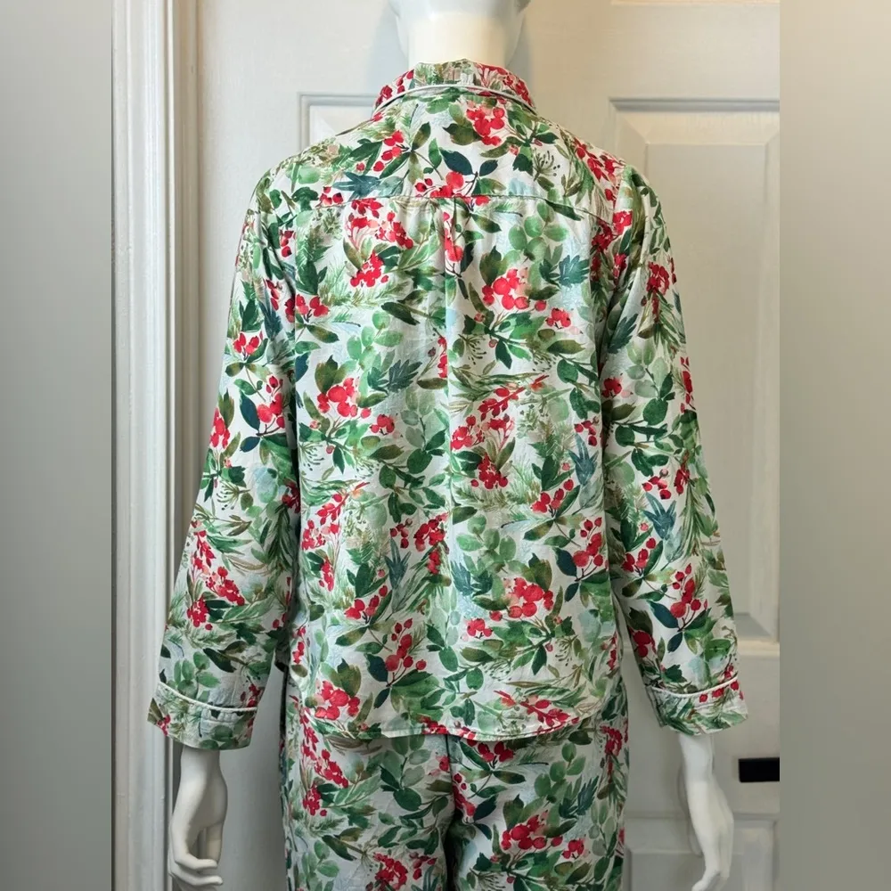 Stars Above 100% Cotton Pajamas Set Juniper Holly Pip Cranberry S Small F - Image 11