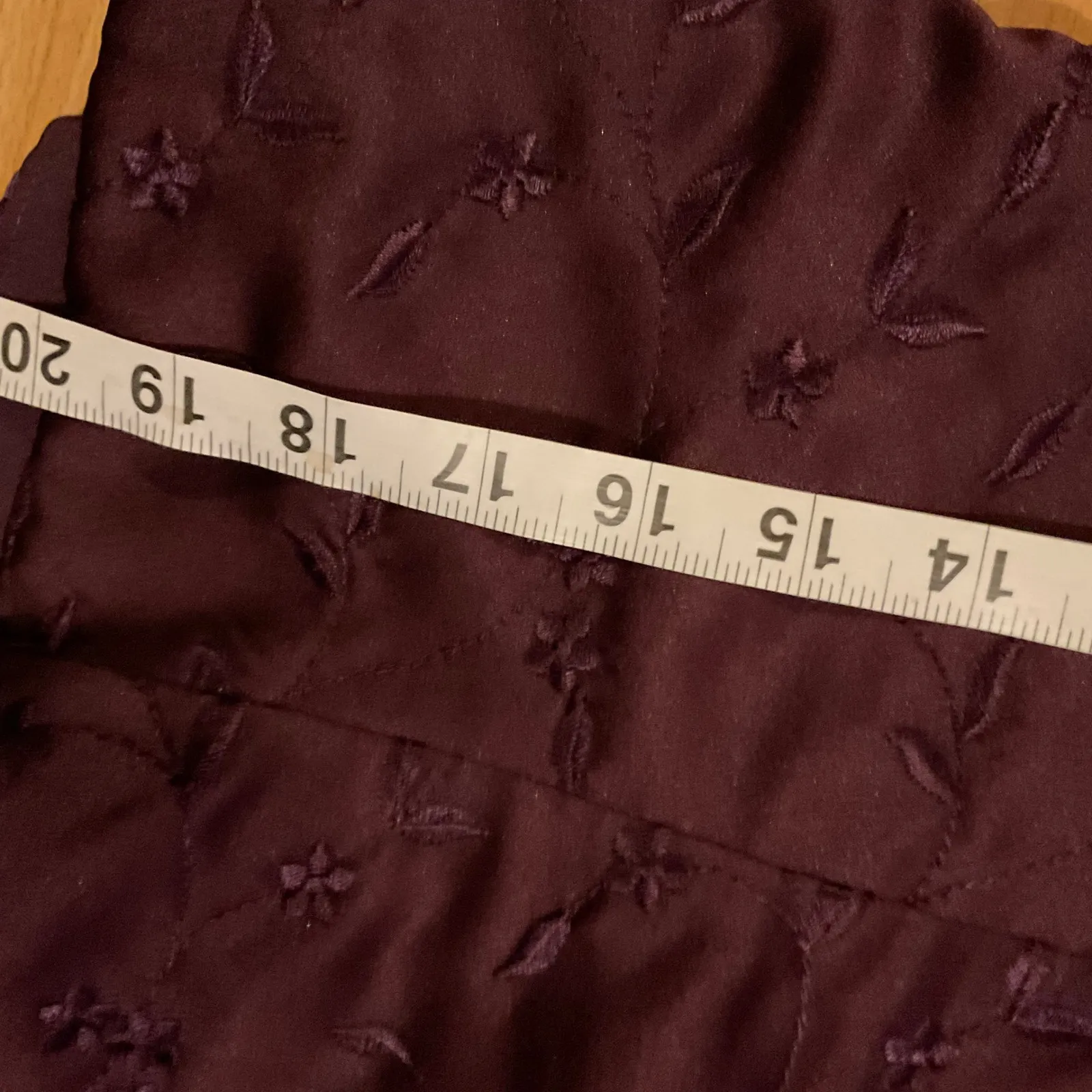 Alfred Angelo Purple Embroidered Sleeveless V Neck‎ Top & Skirt Set - Image 6