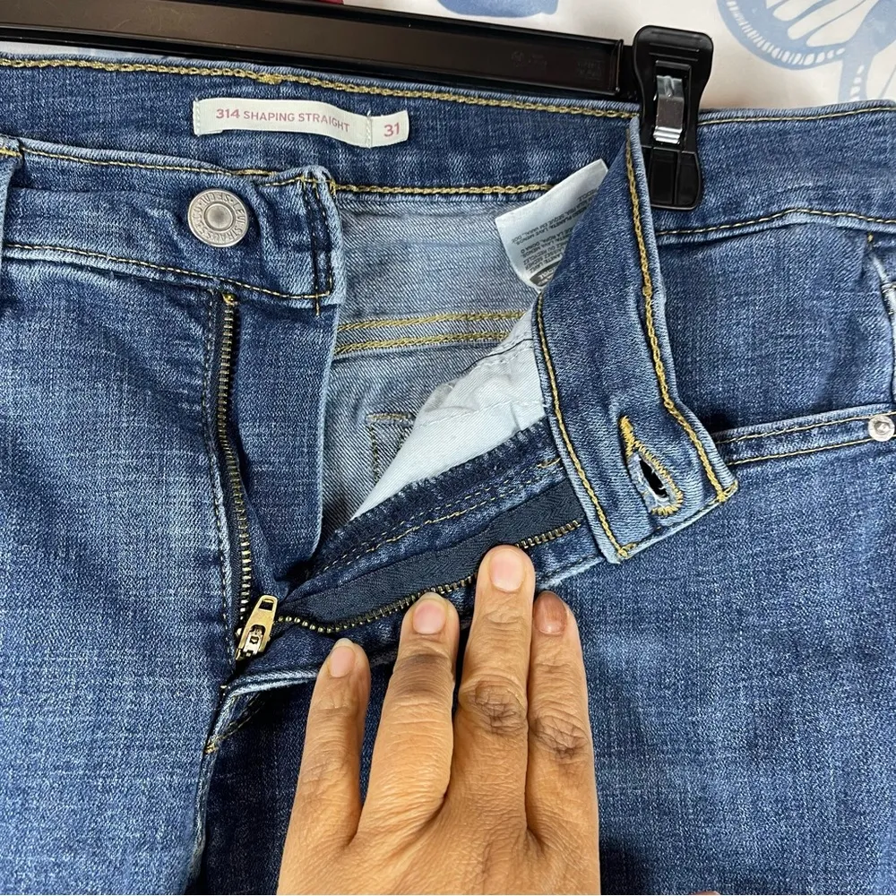 Levi’s 314 Shaping straight SZ:31 - Image 7