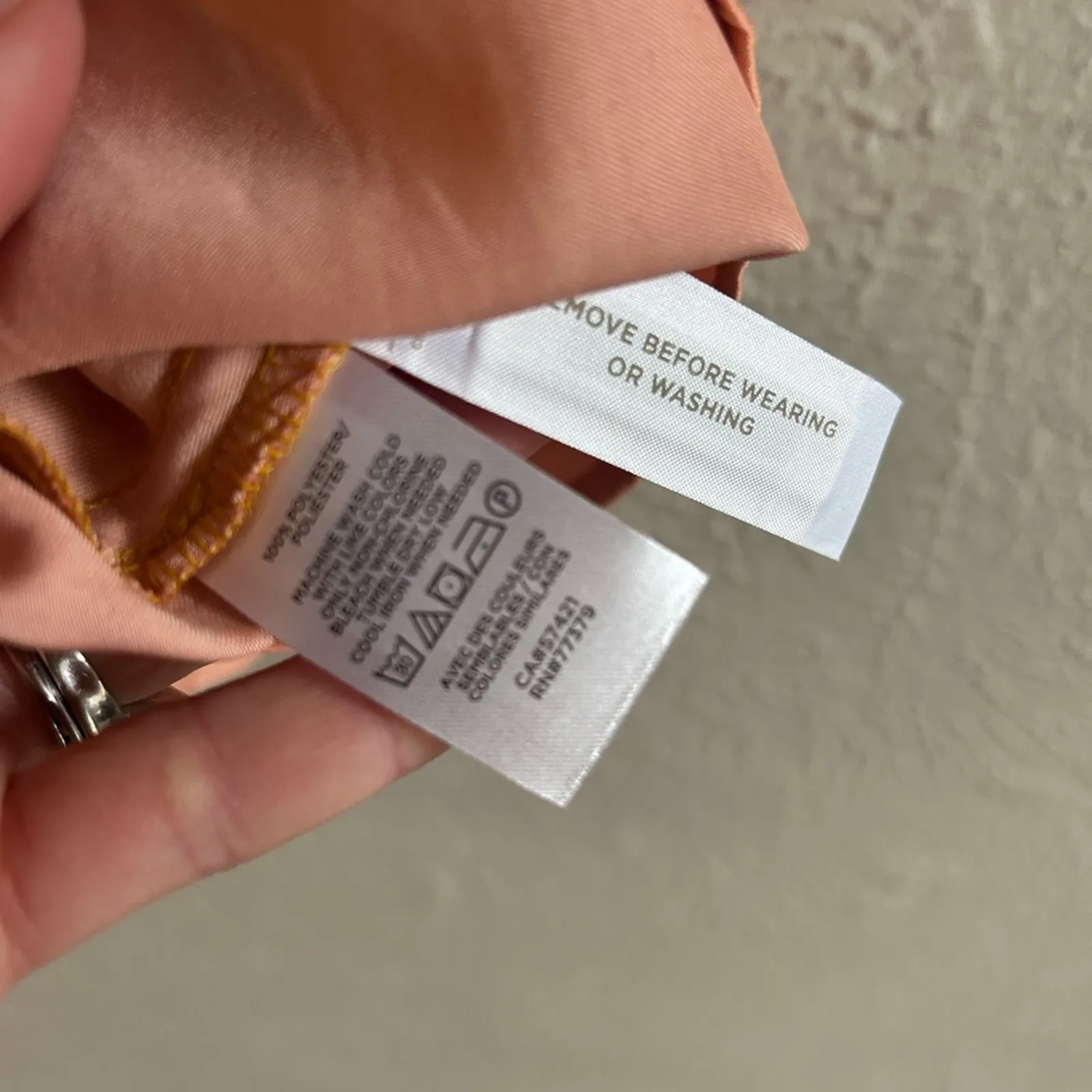 LOFT Colorblock Halter Swing Dress SP gold and navy NEW - Image 9