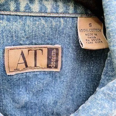 Vintage  Denim Vest - Image 3
