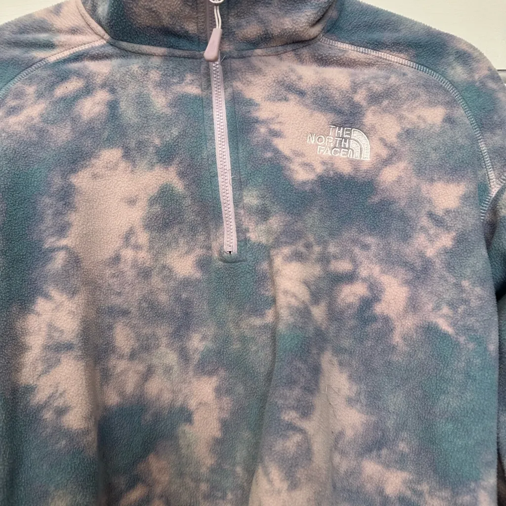 The North Face Cropped Tie Dye Quarter Zip - Image 2