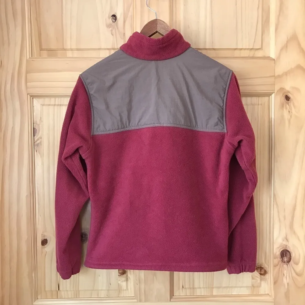 Columbia color block full zip fleece jacket Women’s size medium - Image 6