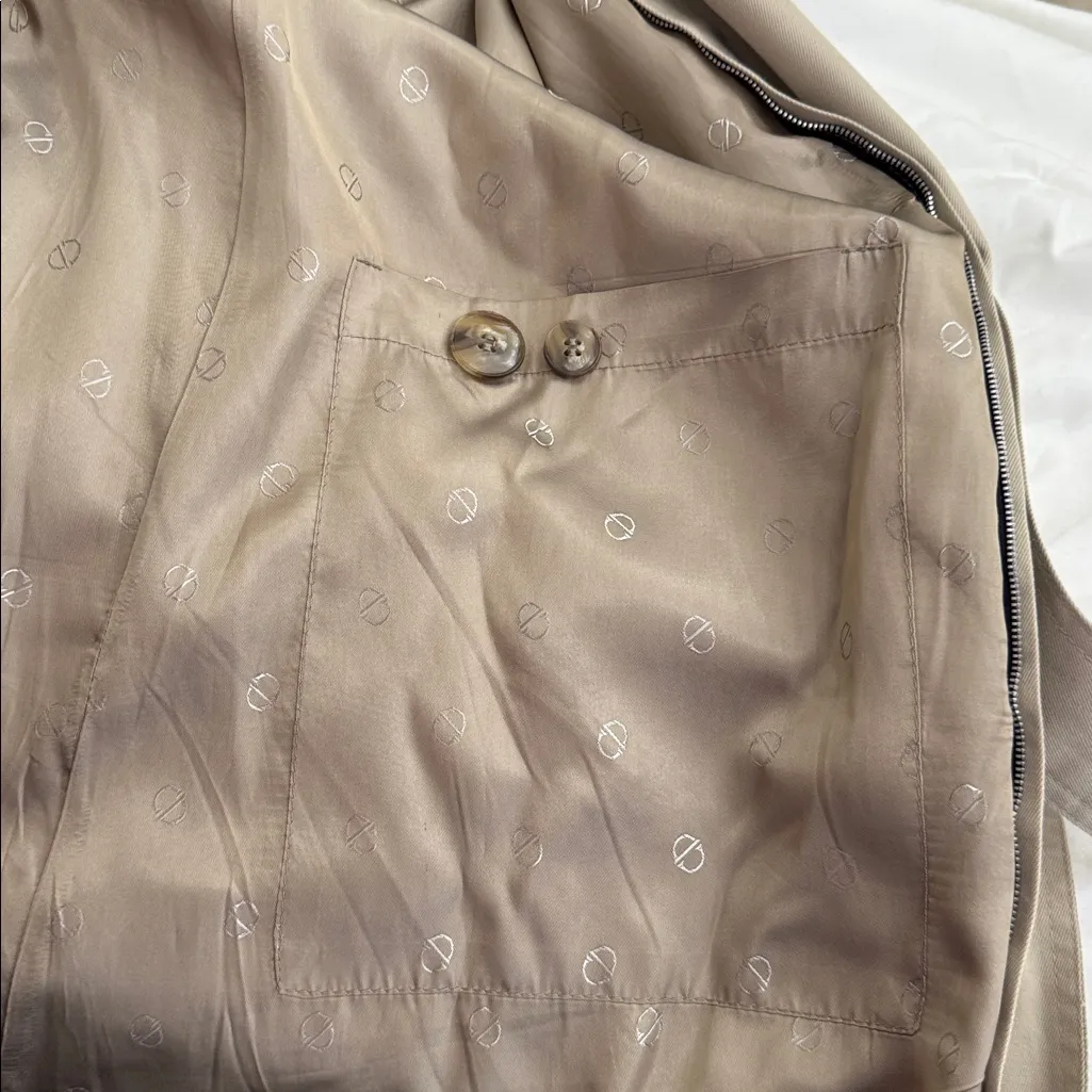 Christian Dior vintage Beige Trench Coat sz L - Image 13