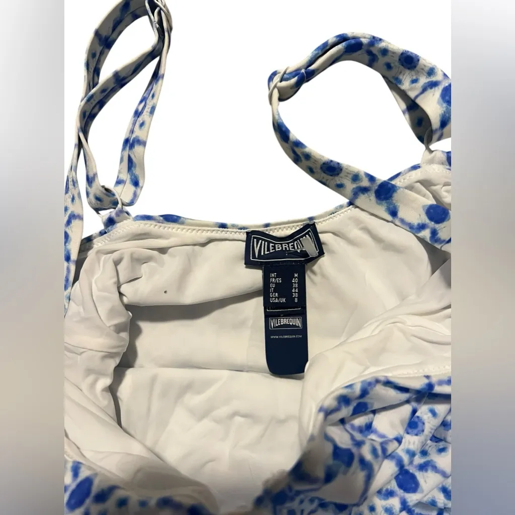 Vilebrequin Women’s Blue Ikat Medusa One Piece‎ Swimsuit Size 8 - Image 8