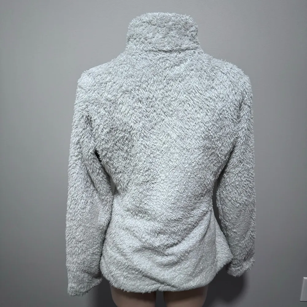 Patagonia Los Gatos Full Zip Jacket Sherpa Gray Medium Fur Fuzzy Sherpa - Image 5