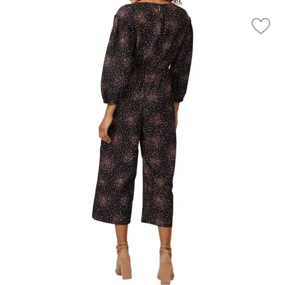 Kate Spade  Disco Dots Cropped‎ Jumpsuit Size 4 - Image 3