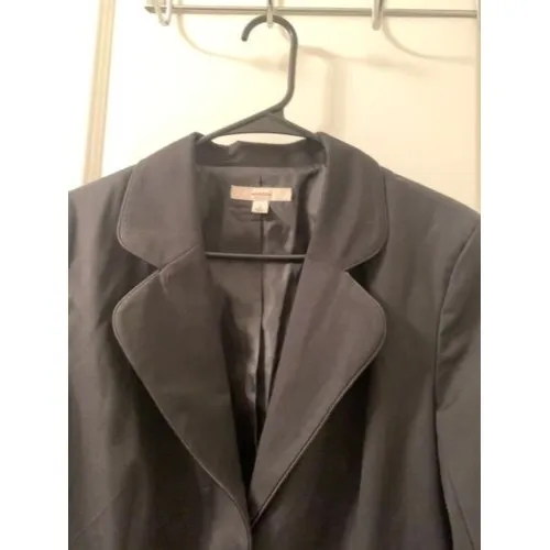 Merona Women's Blazer Jacket Coat Business Size Large Black - Image 2