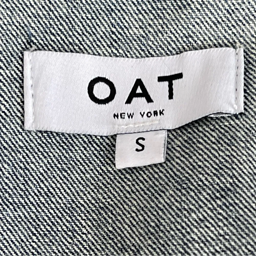 OAT New York Blue Denim Jacket Women’s Size S Cotton Casual - Image 8