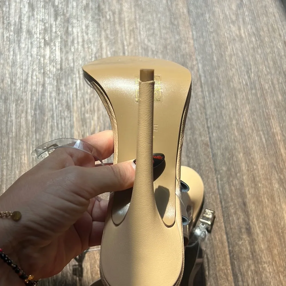 Bali heels in clear - Image 7