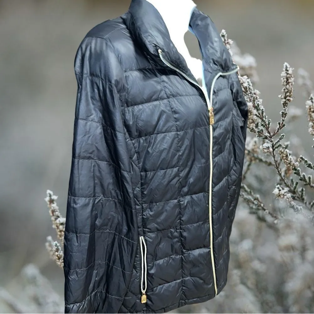 Michael Michael Kors lightweight black packable puffer jacket. Size undefined - Image 3