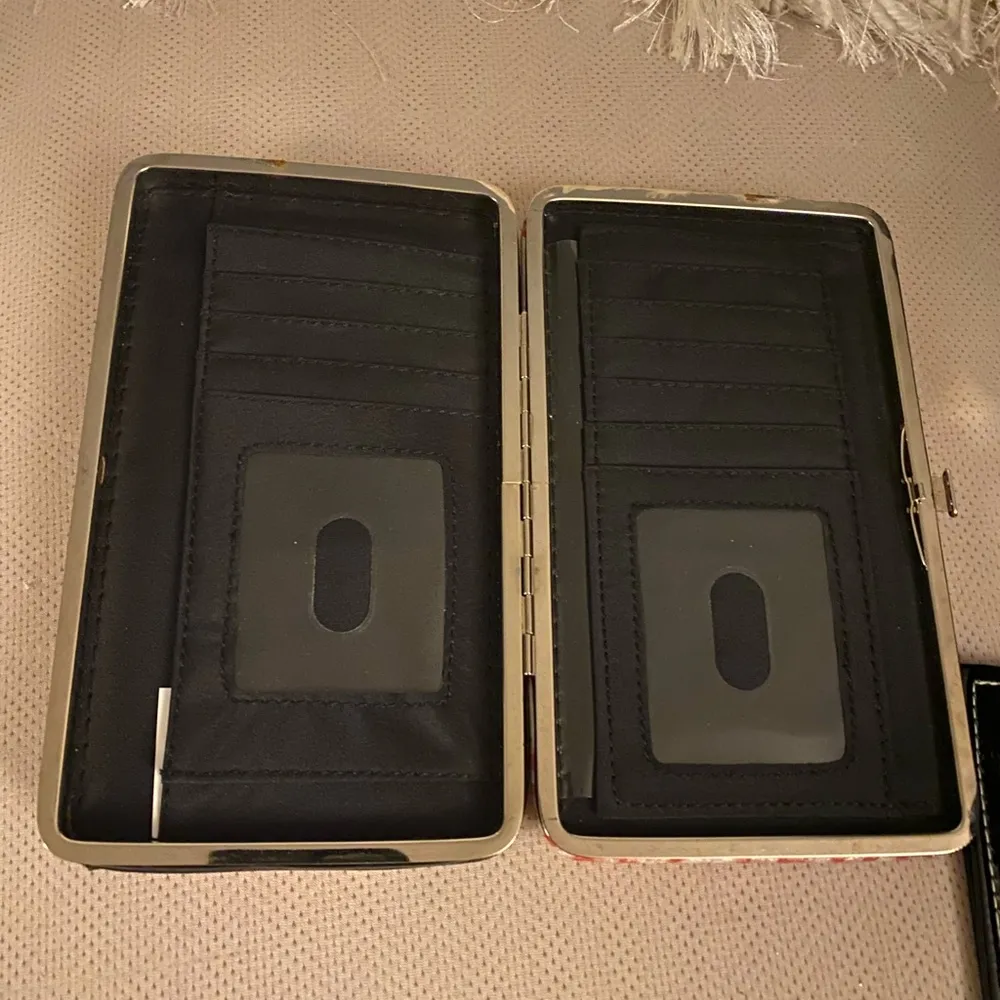 Animal Print embellished | Jeweled | Studded Hard Case | Wristlet | Wall… Orange - Image 6