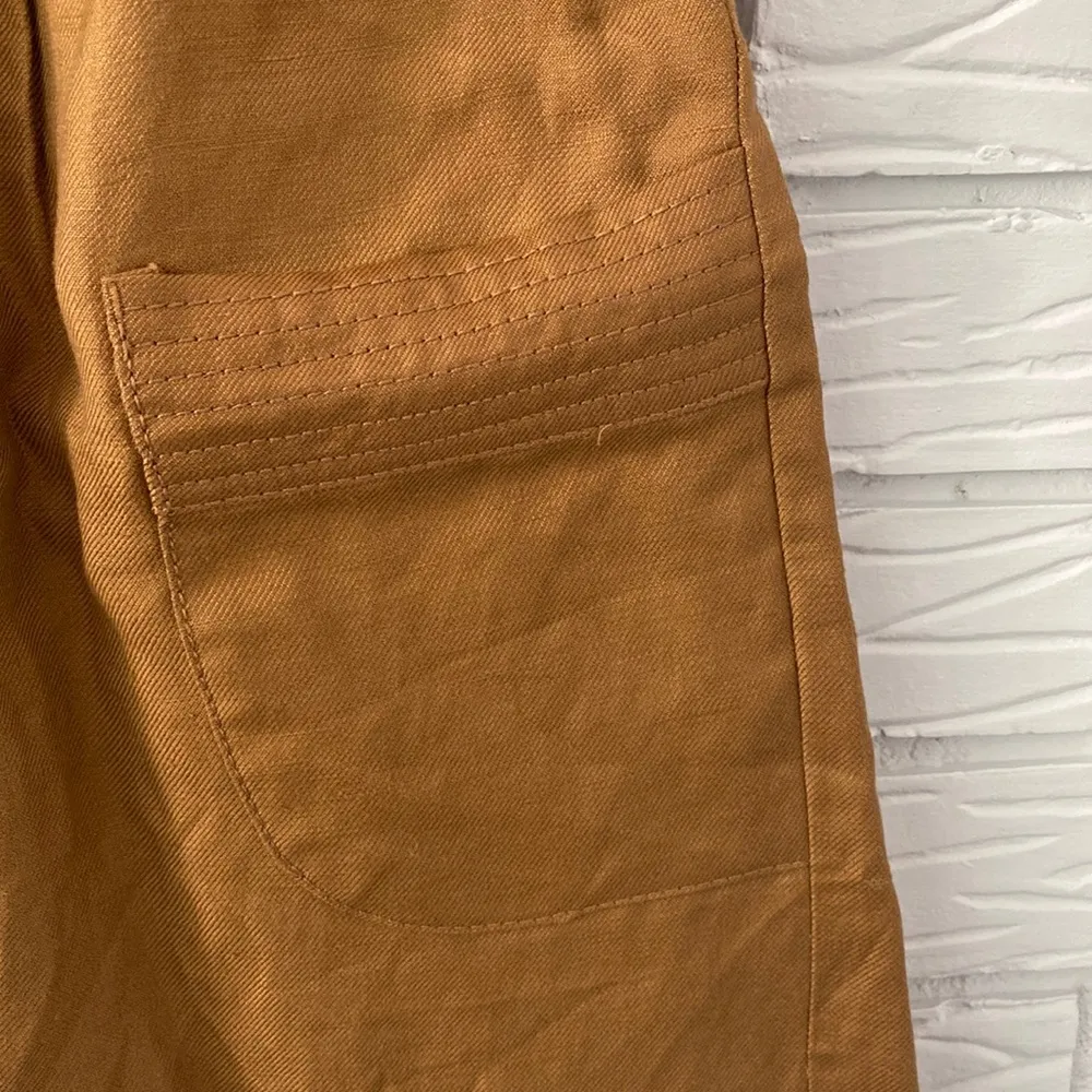 J. Crew Linen Button Front Skirt Size 00 - Image 4