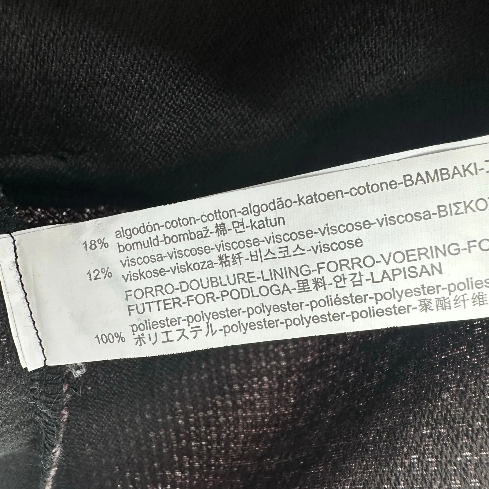 Bershka Size Medium Large Dress Coat Snap Front has Pockets Pink Red White - Image 5