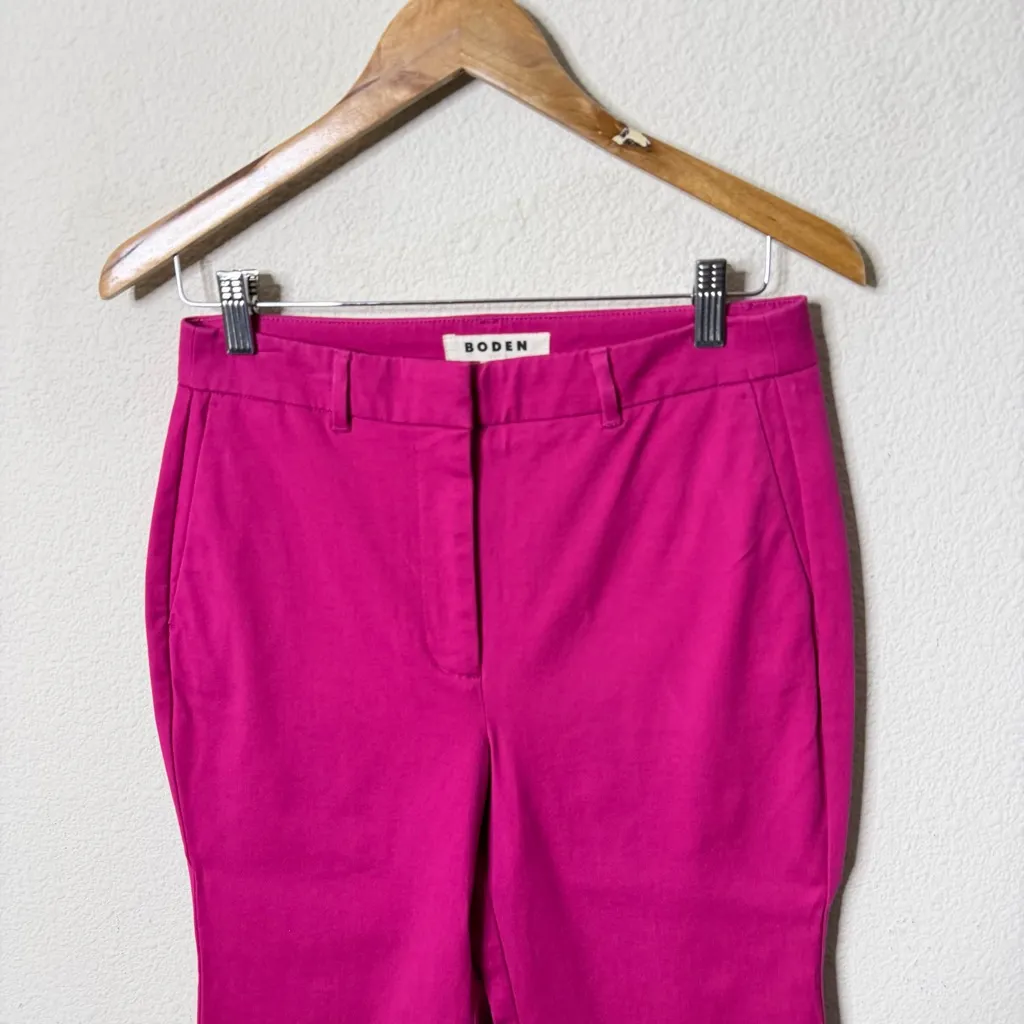 Boden Chelsea Bi-Stretch Pants in Magenta Pink Womens Size 6 - Image 3