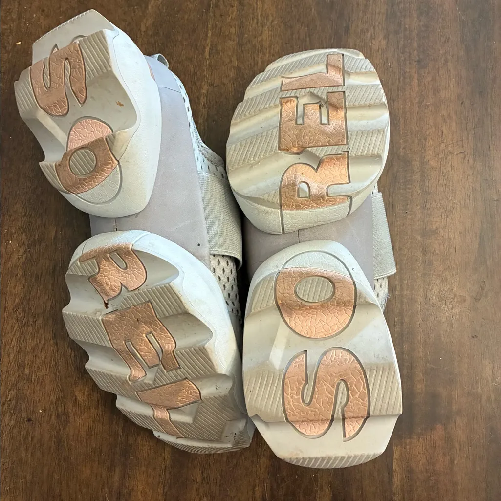 Sorel Women's Kinetic Impact II Strap Sneaker Women’s 8.5 Gray Shoes - Image 4