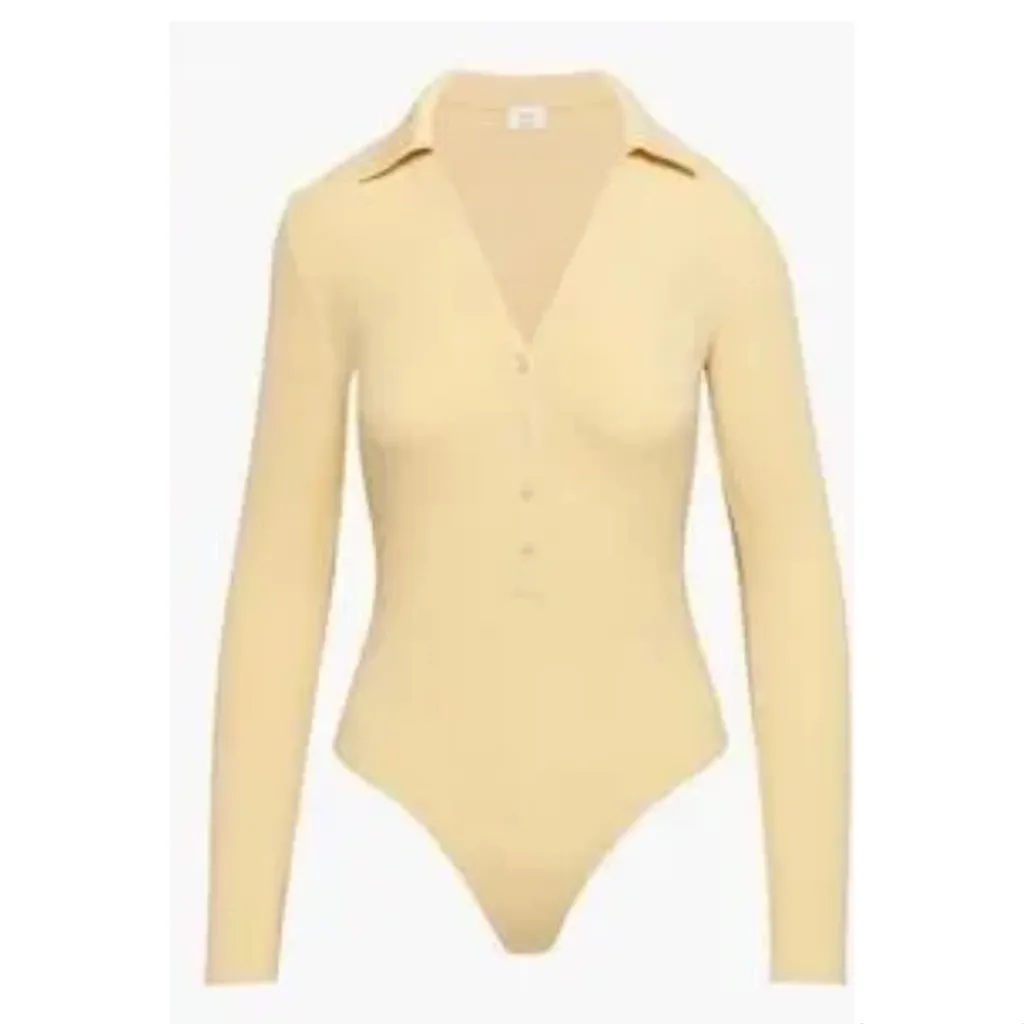 Aritzia Yellow Charlotte Bodysuit Yellow - Image 2