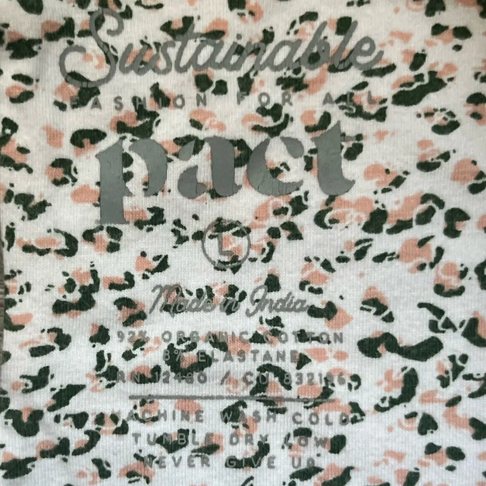 Pact White Pink Green Floral Sleeveless Knee Length Skater Dress Size L Spring - Image 10