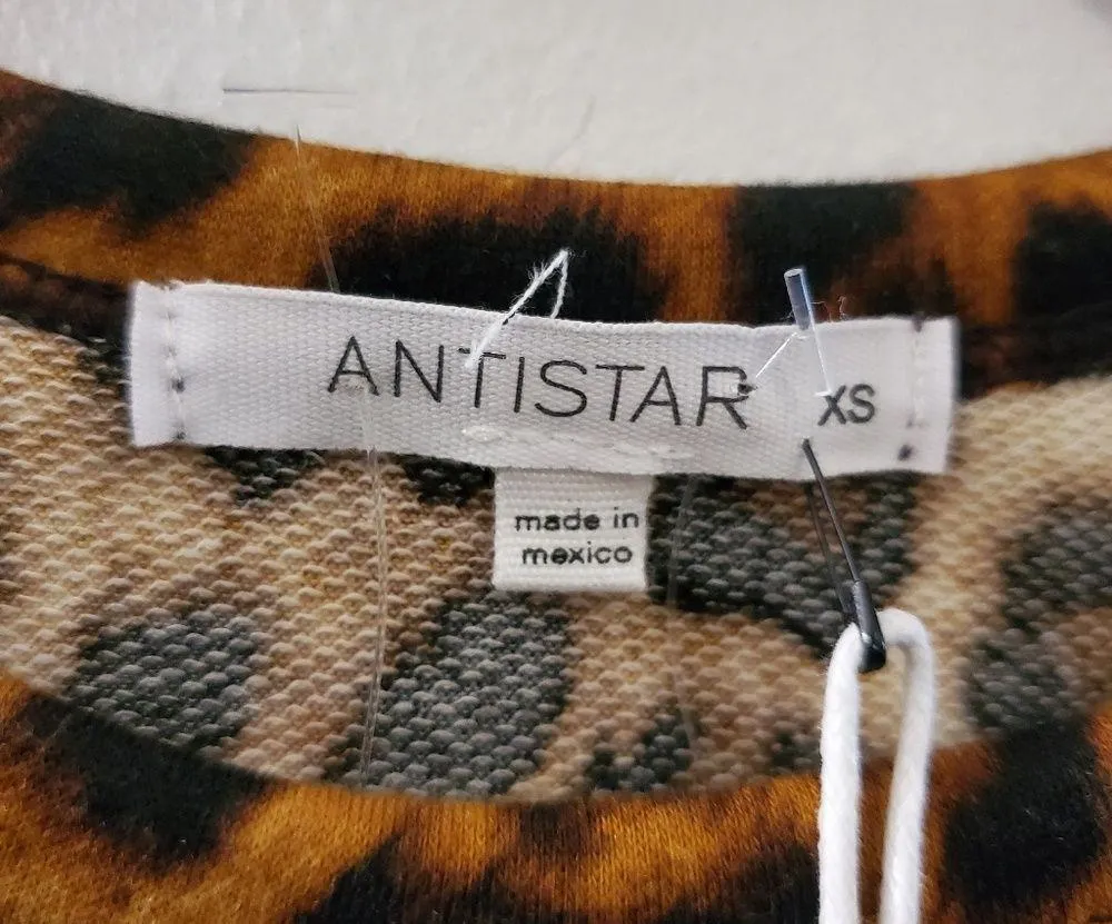 NWT! Antistar Longsleeve Cheetah Print Crop Top XS - Image 2