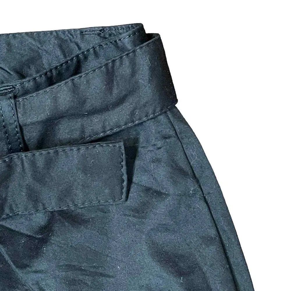 The Limited Crop Pants Size 4 Black Belted Stretch Cotton‎ Blend Womens 28X25 - Image 7