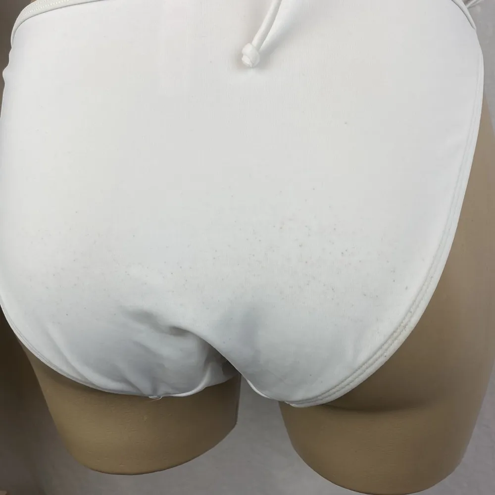 Victoria’s Secret White Triangle Slide Bikini Swim Suit Set M - Image 6