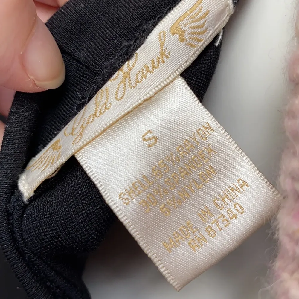 Gold Hawk Studded Leggings Black - Image 4