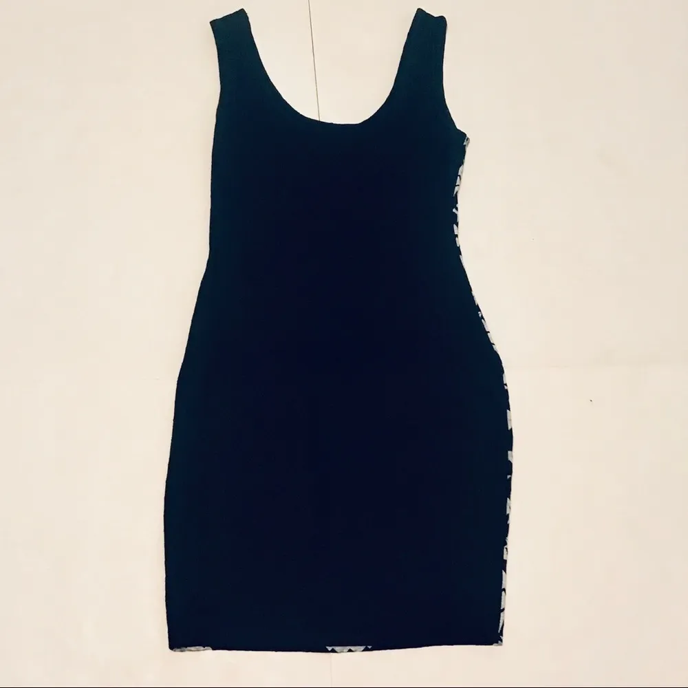 Xhilaration Black & White Patterned Bodycon Dress - Image 4