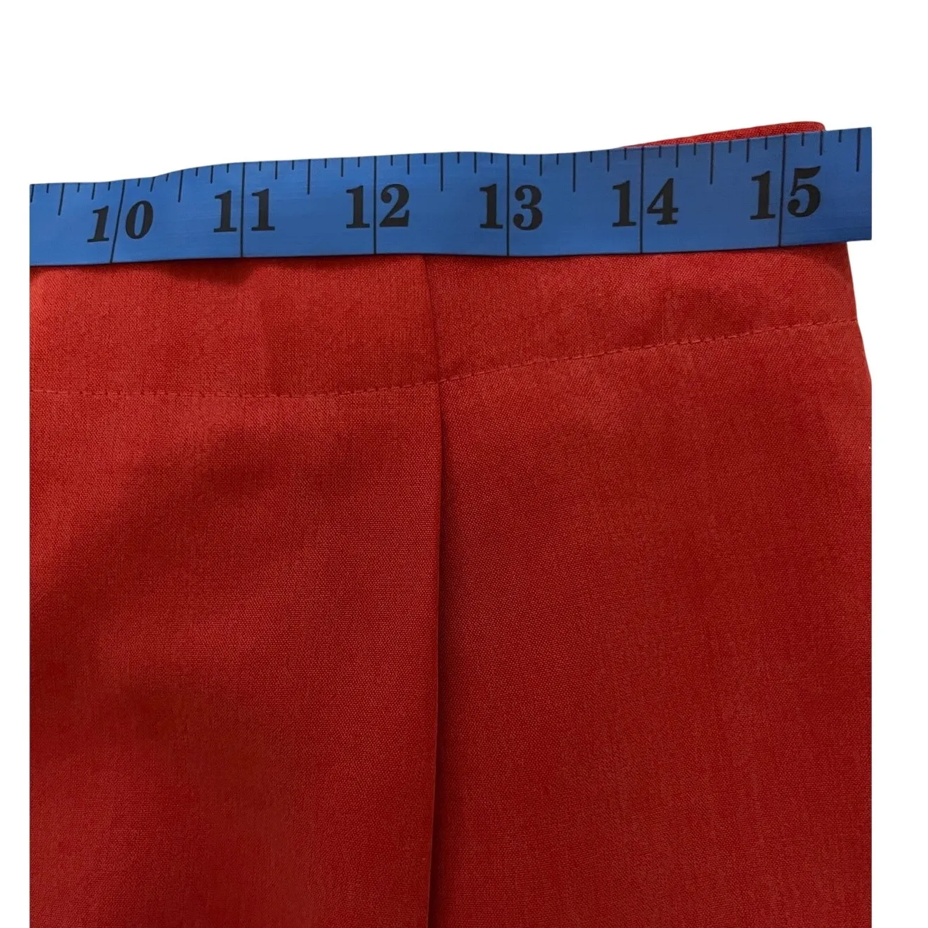 Carlisle 100% Silk Coral Salmon Pencil Skirt Womens‎ Size 12 Career Work - Image 7