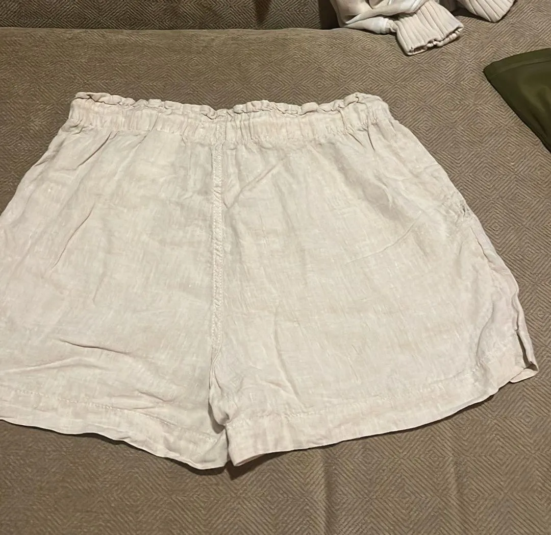 beachy linen shorts  - Image 2