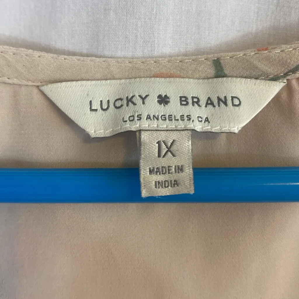 Lucky brand 1x blouse floral - Image 2