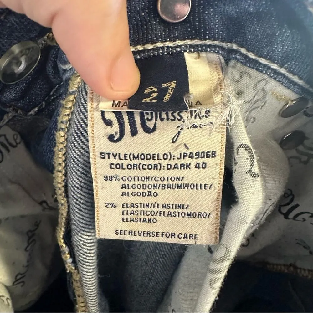 Miss Me Y2K Low Rise Bootcut Jeans Size 27 - Image 12