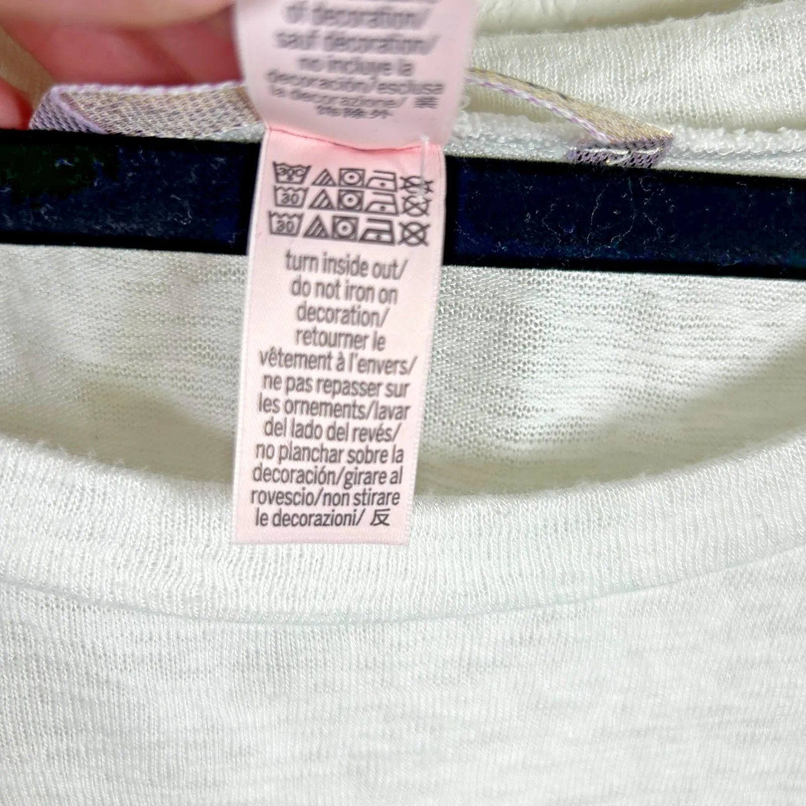 Victoria's Secret Bombshell Top XL White Burnout Semi Sheer Long Sleeve‎ - Image 6