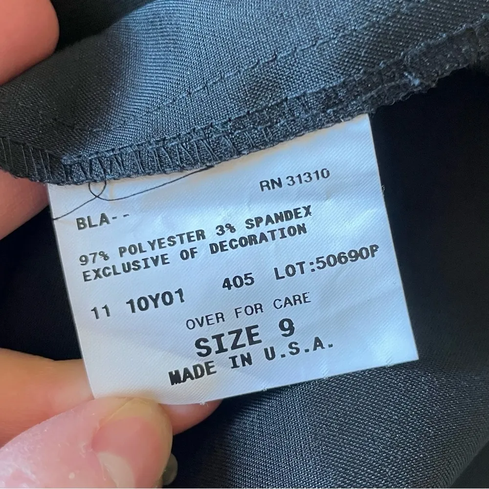 Retro Vintage Stretch Satin Bodycon Pinup Girl Mob Wife Halter Mini Dress Small - Image 5