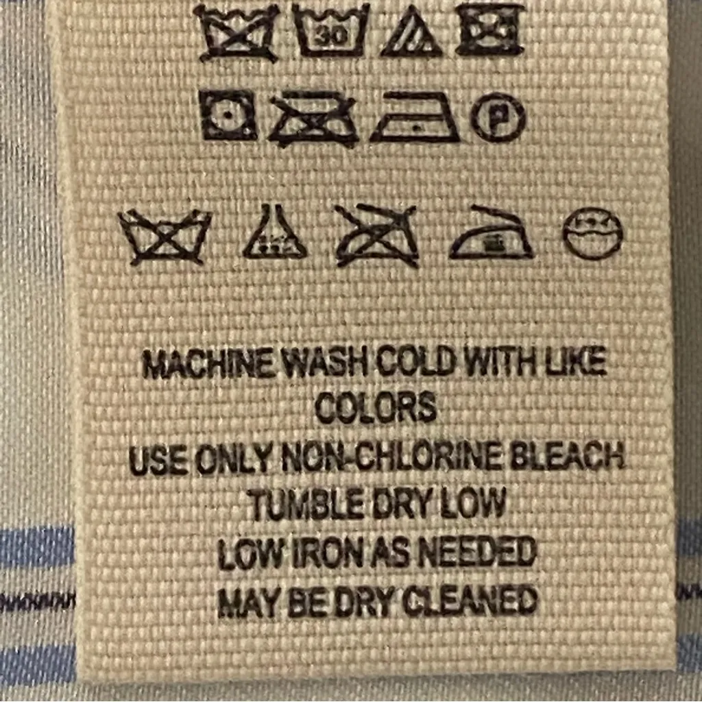 FREE PEOPLE white with light blue stripes long sleeve button down Medium EUC - Image 13