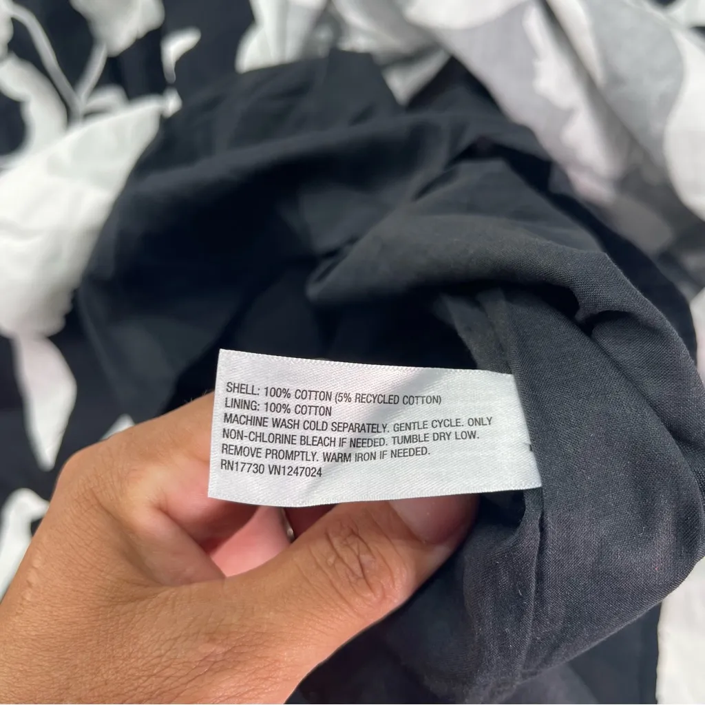 Kate Spade New York x Target Women 1X Classic Rose Volume Midi Skirt Black NWOT - Image 8