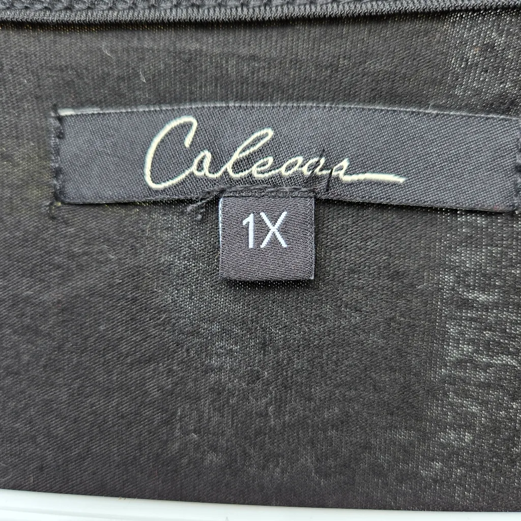 Calessa embroidery TUNIC top 1X Red - Image 4