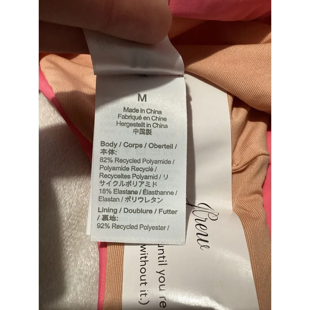 J. Crew High Rise Bikini Bottom Barbie Pink Cheeky M - Image 5