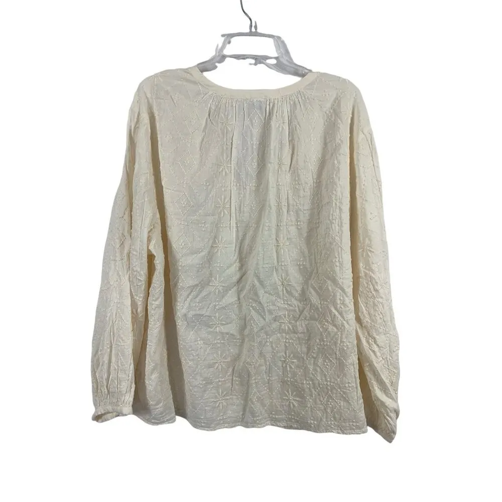 Old Navy Women's Tan Light Blouse - Image 2