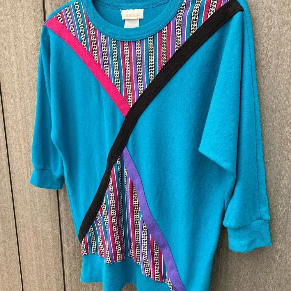 Vintage D.K. Gold Shirt Black Size M - Image 3