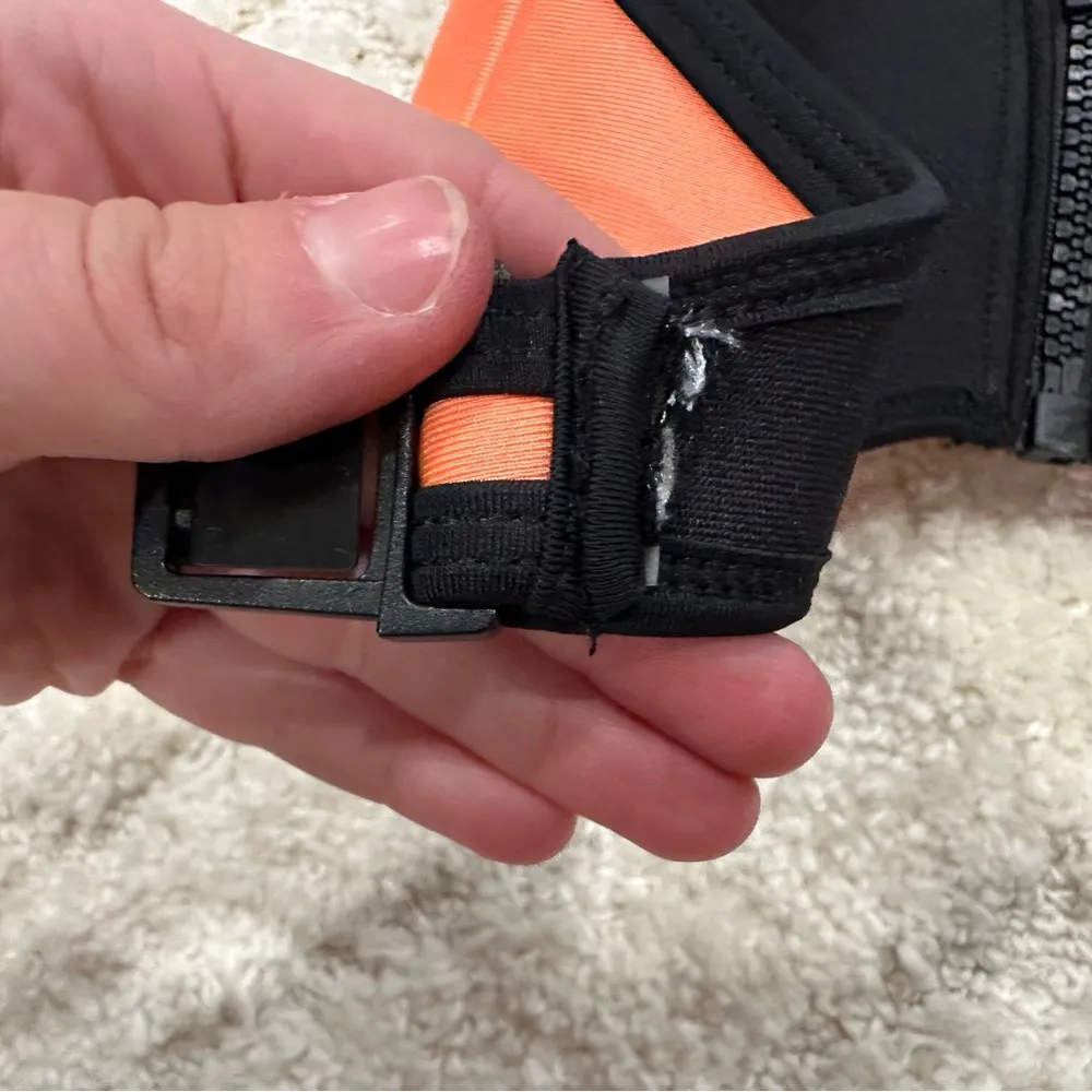 Triangl Orange Neoprene Front Zip Strapless Bikini Top S? - Image 5