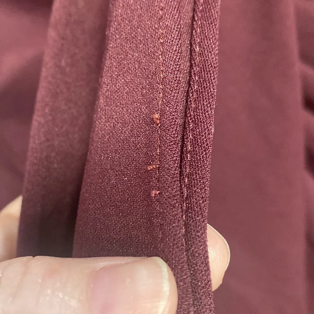 Katie May Sangria Next Round Plunge Neck Long Sleeve Mini Dress Size XS b37.5 - Image 7