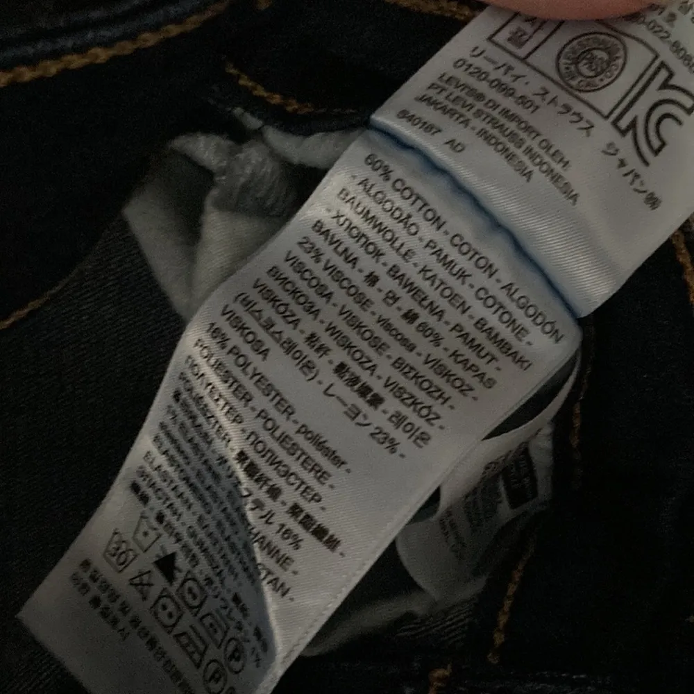 Levi’s High Rise Skinny Jeans 721 Size 28 Like New 28” Inseam Dark Wash VEUC - Image 4