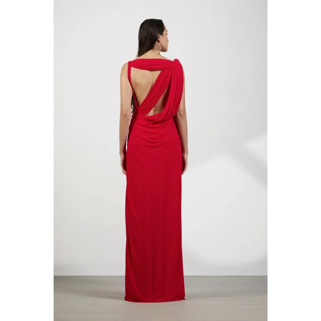 Deme by Gabriella Adriana Dress in Red Small New Womens Formal Maxi Gown - Image 15