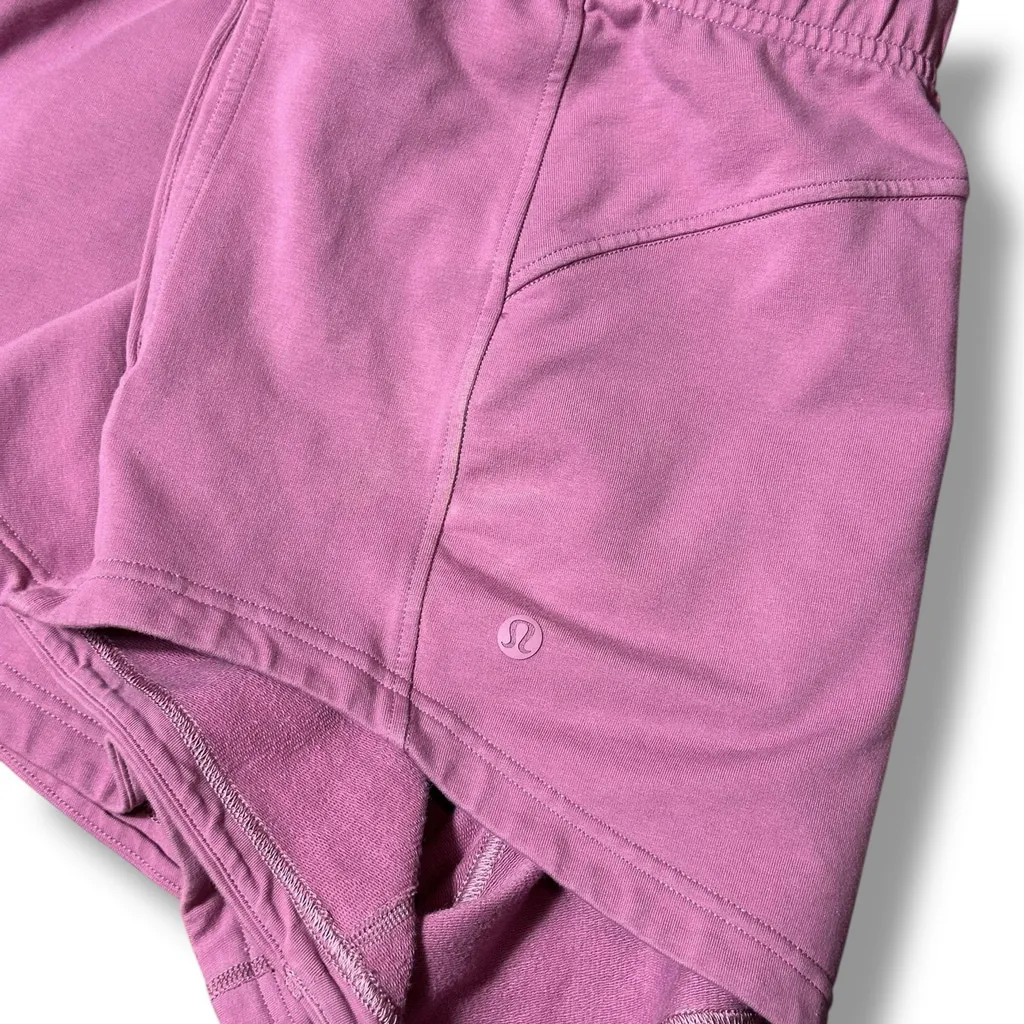 Lululemon Inner Glow High-Rise Short 3" Velvet Dust Mauve Pink Size 12 READ - Image 6