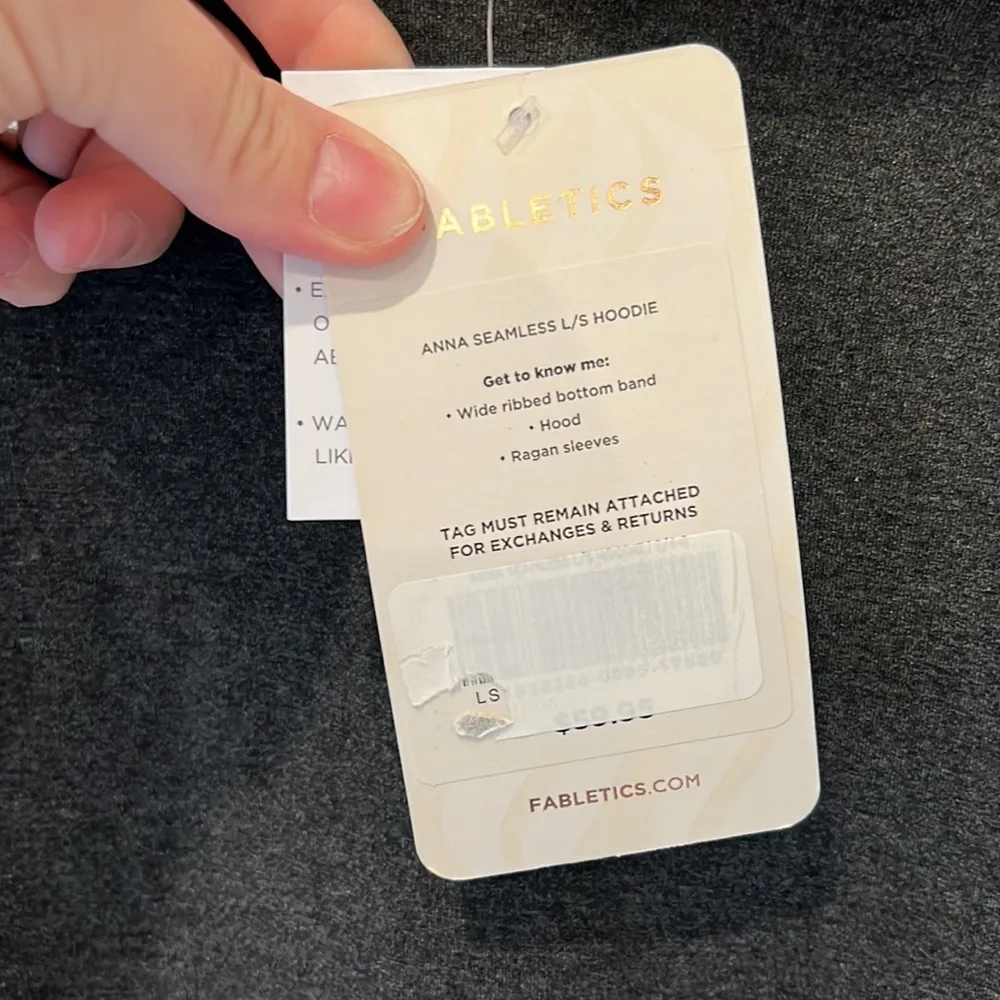 NWT Fabletics Anna Seamless Hoodie | Women’s Small - Image 3