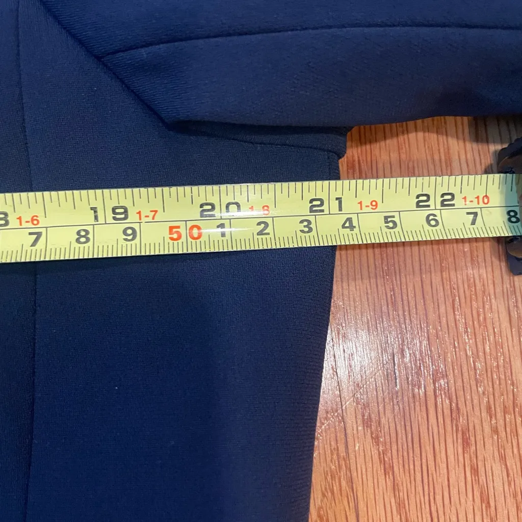 Talbots Navy Blue Lightweight Blazer Jacket - Image 6