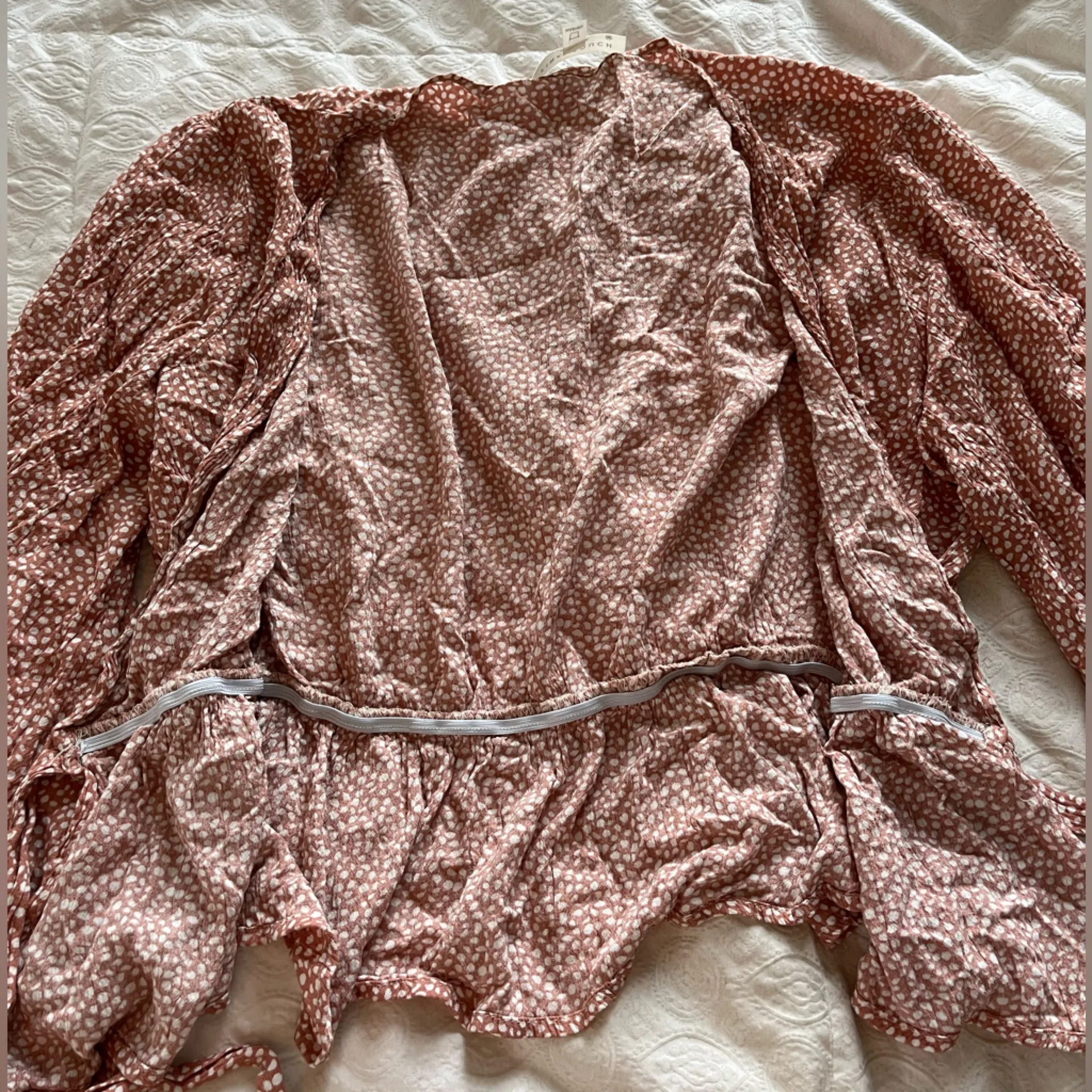 Never worn: Final Touch Terracotta Wrap Blouse size medium - Image 8