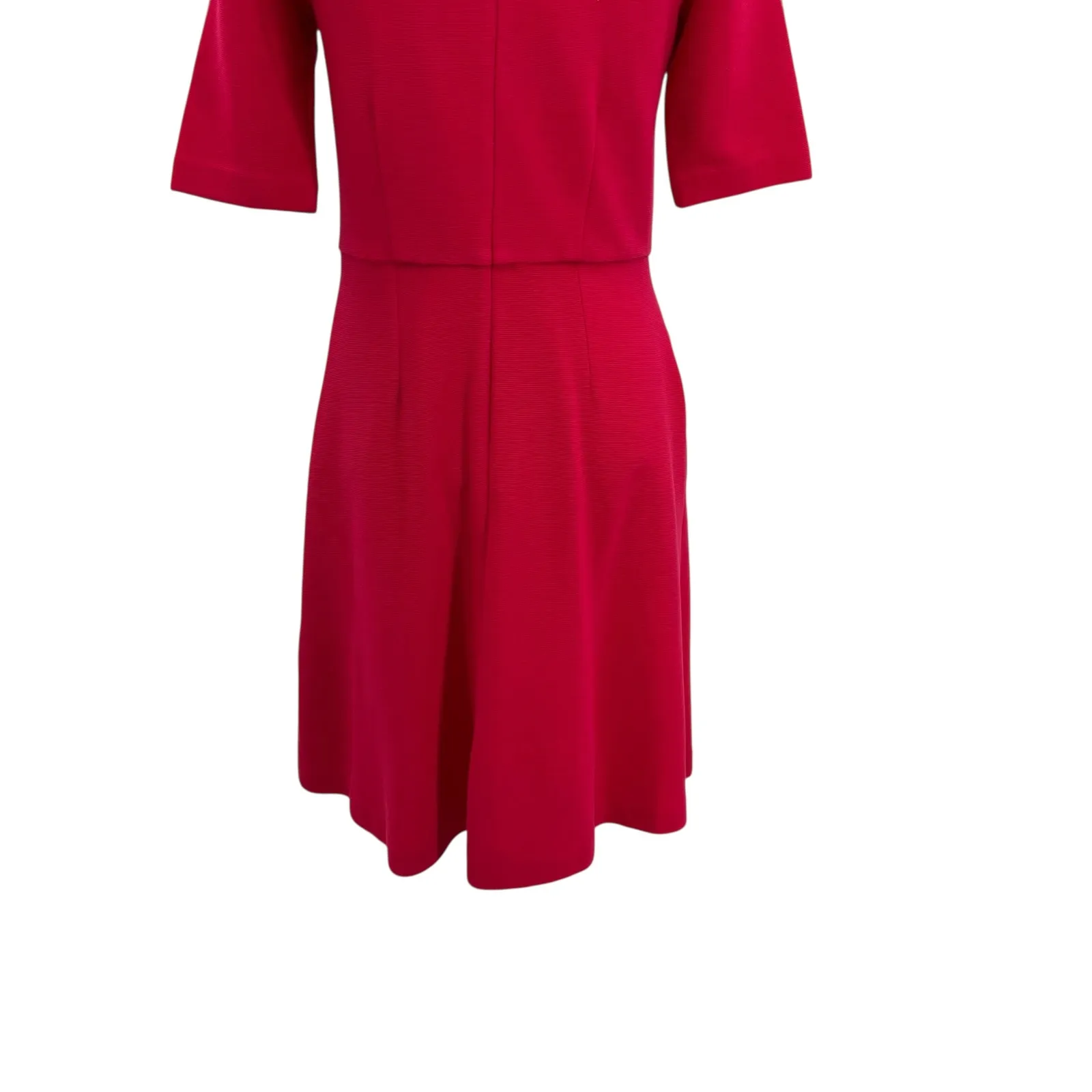 Hobbs London Lexia Dress‎ Ribbed Hot Pink Size US 6 - Image 13