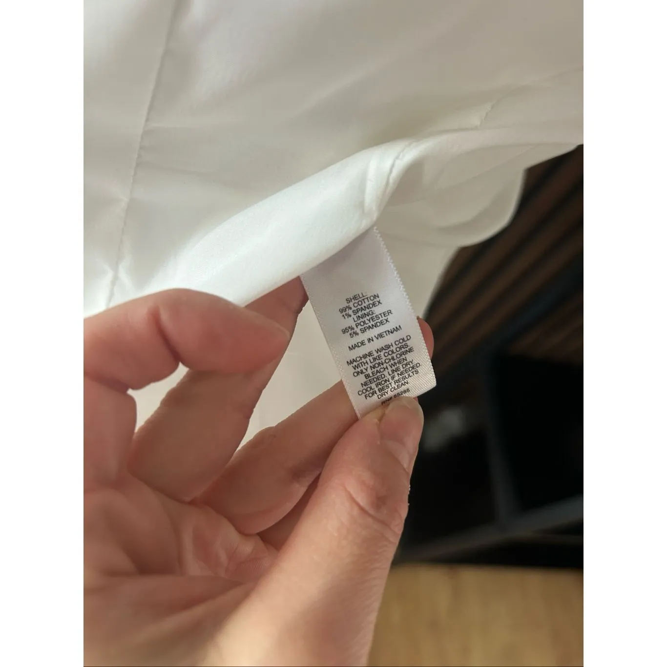 Express white cotton blazer size 6 work attire - Image 6